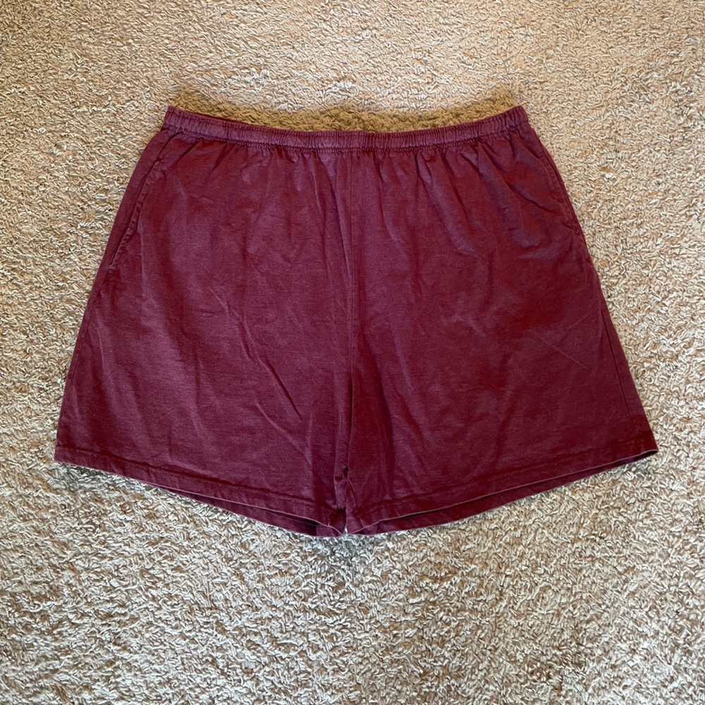Men's Athletic Shorts in Maroon – Everyday Performance